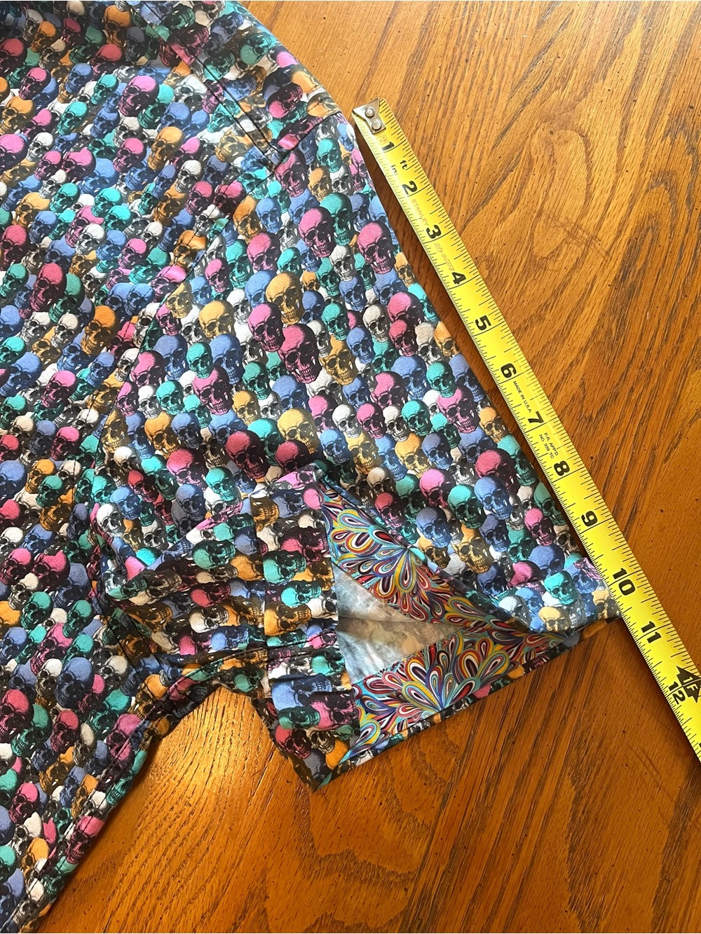 Robert Graham Skull Party Short Sleeve Shirt 4XL - Picture 5 of 11